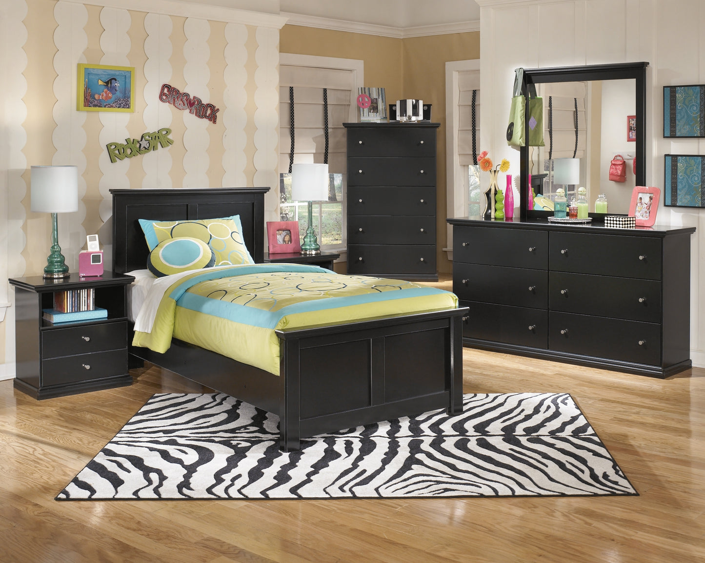 Maribel  Panel Bed