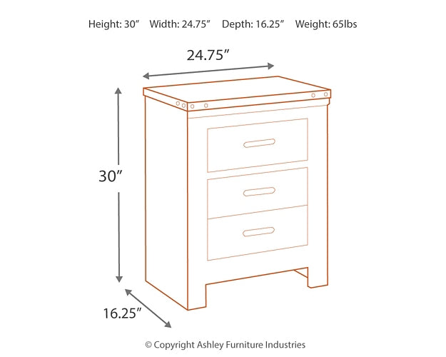 Trinell Queen Poster Bed with Dresser, Chest and Nightstand