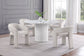 Eudora Boucle Upholstered Dining Side Chair Cream