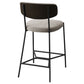 Elison Counter Height Bar Stool Light Brown (Set of 2)