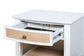 Bexhill 1-drawer Nightstand Bedside Table White