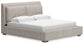 Cabalynn King Upholstered Bed with Chest and 2 Nightstands