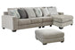 Ardsley 3-Piece Sectional with Ottoman