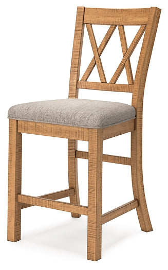 Havonplane Upholstered Barstool (2/CN)