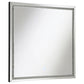 Noelle 39 x 39 Inch Wall Mirror with LED Lighting Silver