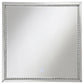 Noelle 39 x 39 Inch Wall Mirror with LED Lighting Silver