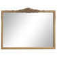 Sylvie 40 x 30 Inch French Provincial Mantle Mirror Gold