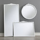 Sylvie 30 x 31 Inch French Provincial Wall Mirror White